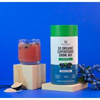 Nature's Nutrition 50 Organic Superfoods Mix - Blueberry